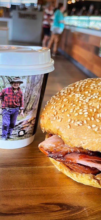 Trappers Bakery Bacon and Egg Roll