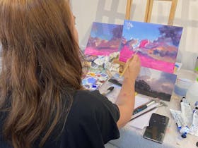 Painting Workshop - Painting the Sky and Atmospheric Cloudscapes Cover Image