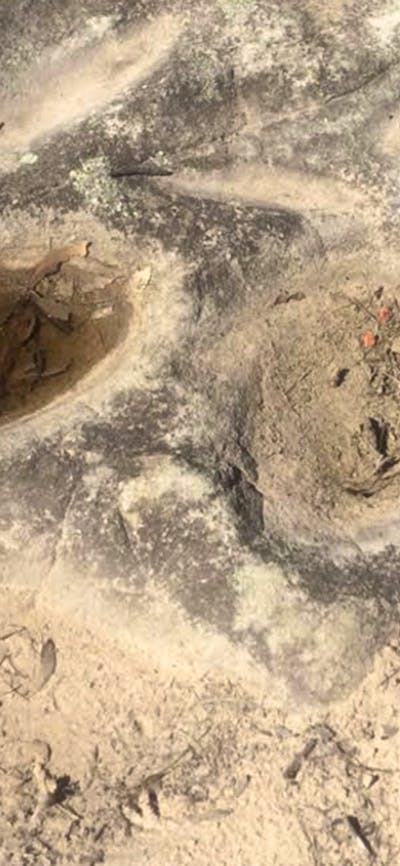 Aboriginal grinding grooves