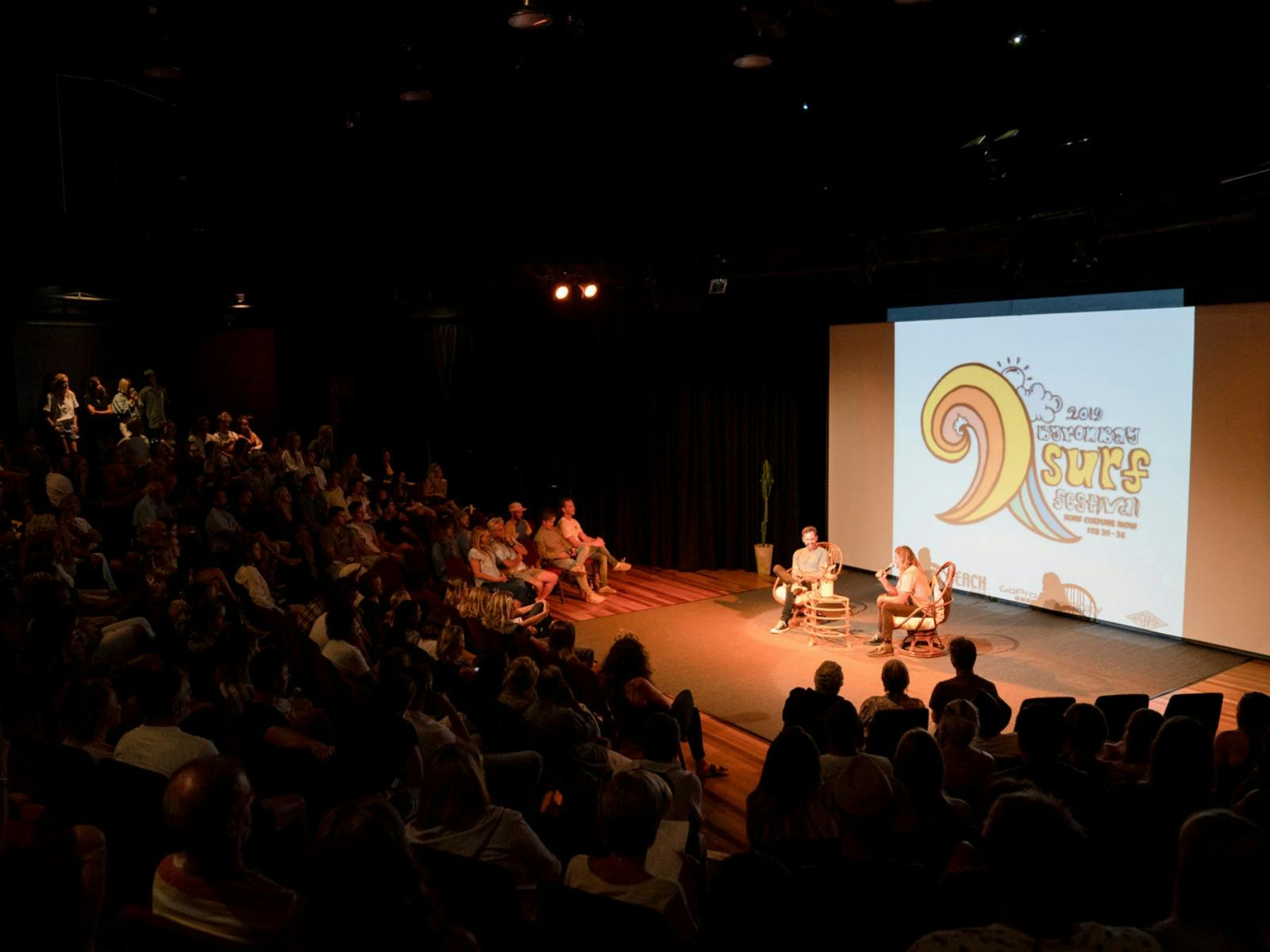 Byron Bay Surf Festival founder James McMillan and special guest Dave Rastovich discussion