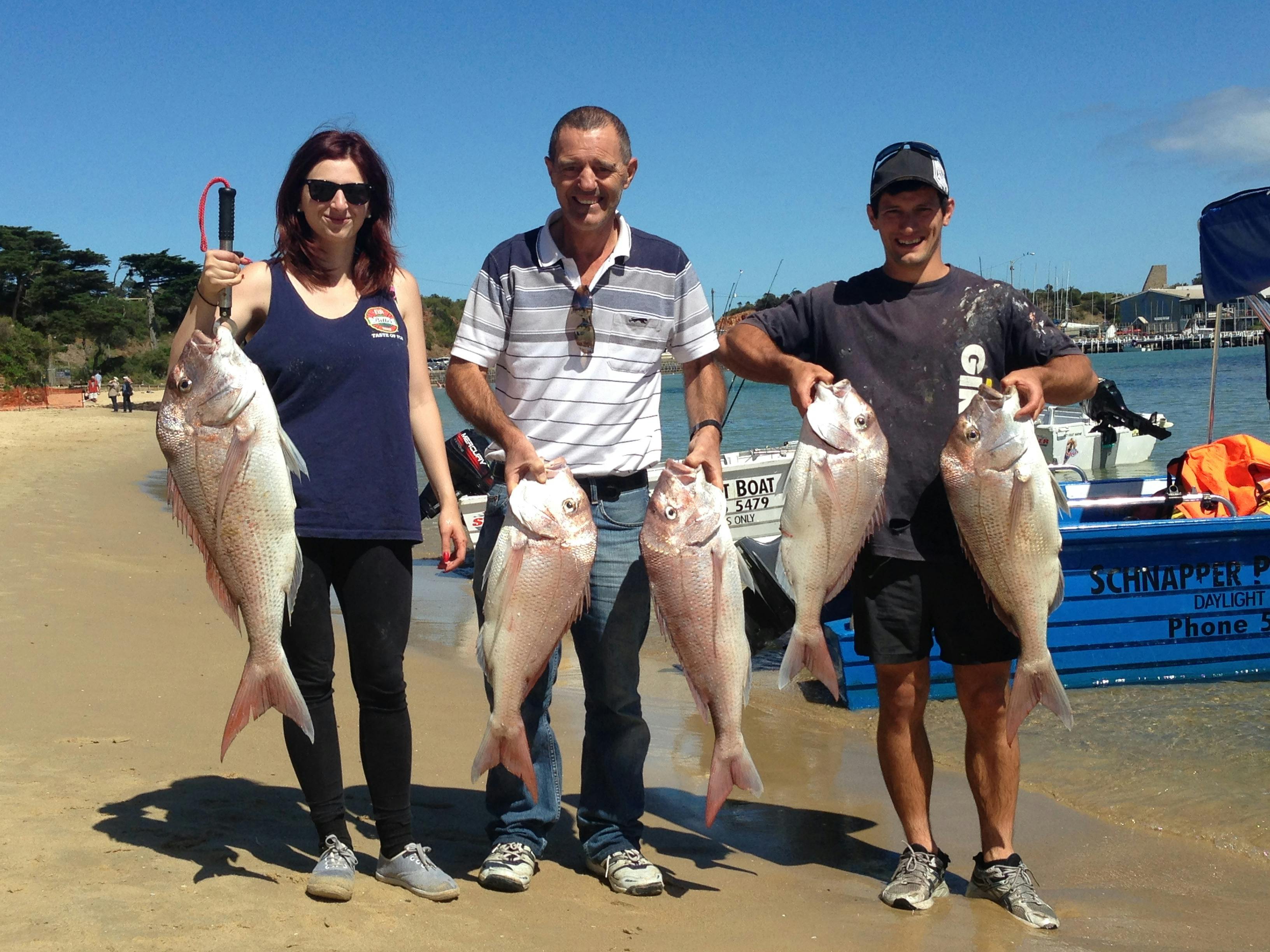Mornington Boat Hire - Snapper Fishing Self drive boat charter
