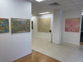 View of Tim Johnson's exhibition