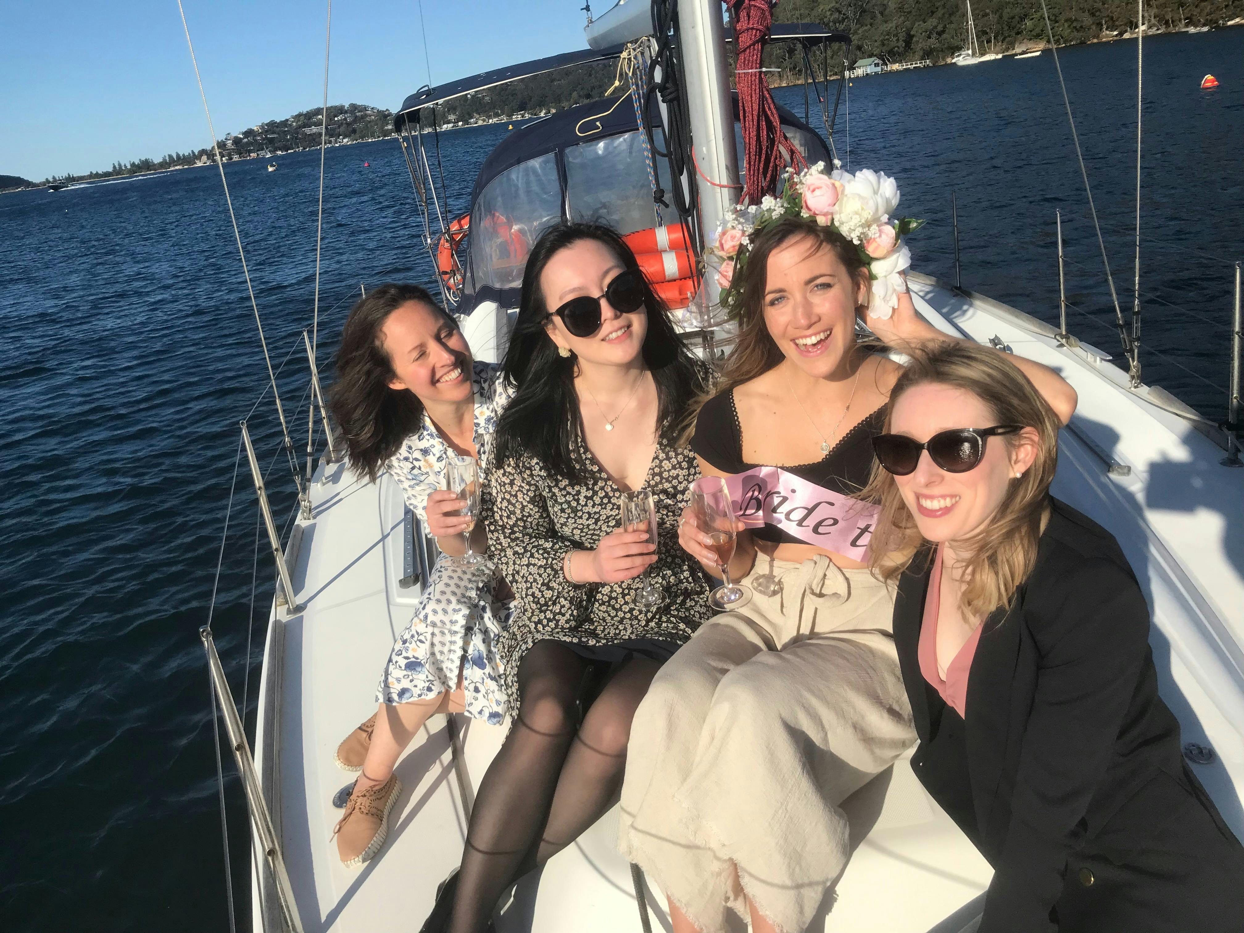 Guests onboard a Taylor Made Escapes skippered yacht charter