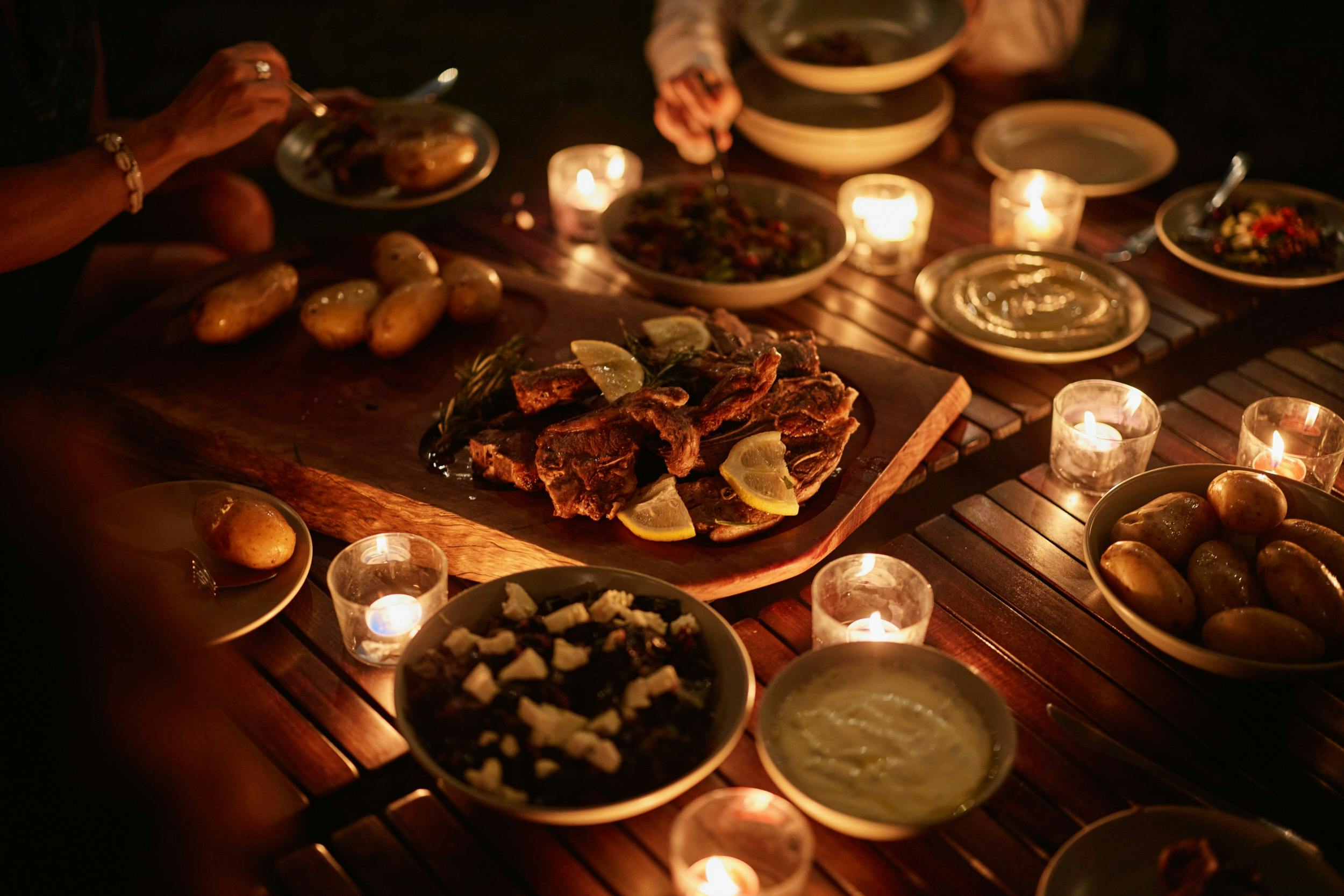 Fully catered with delicious meals
