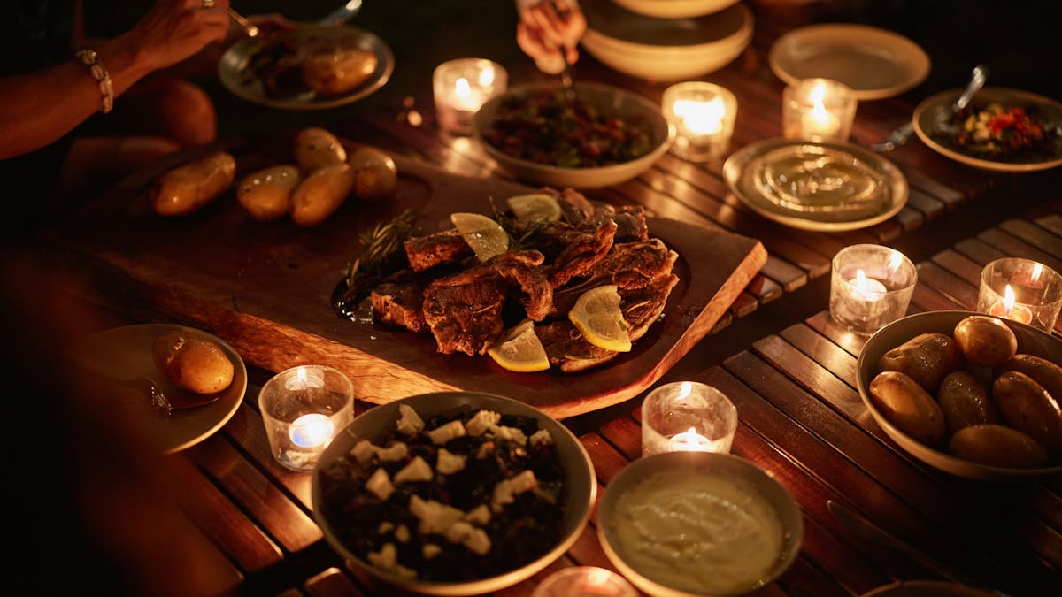 Fully catered with delicious meals