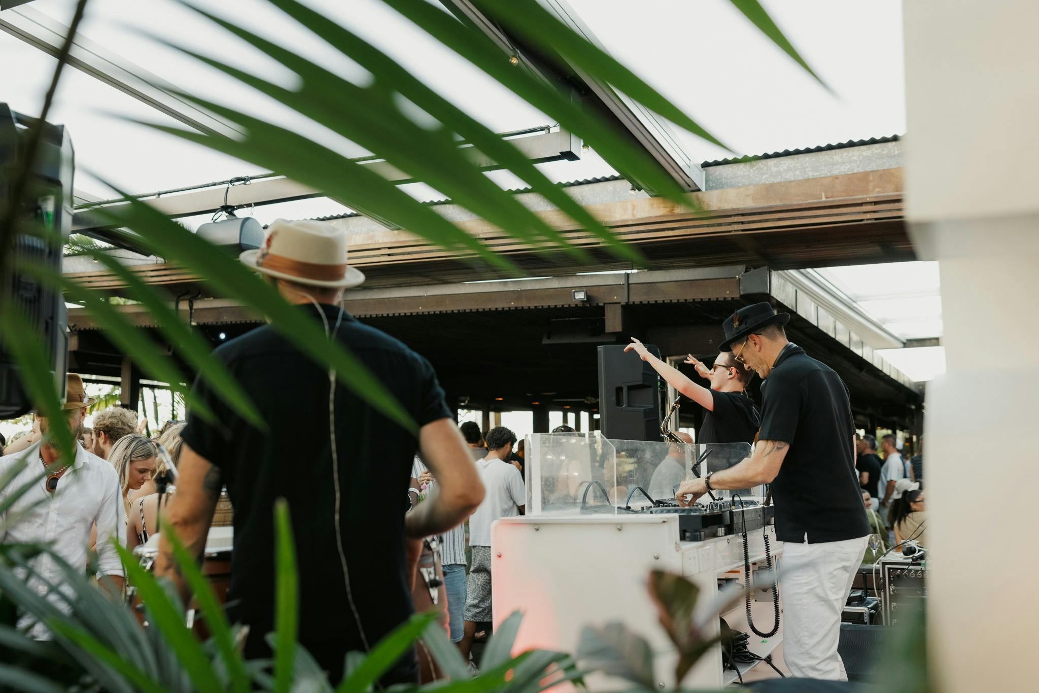 DJ playing at Food & Wine Festival