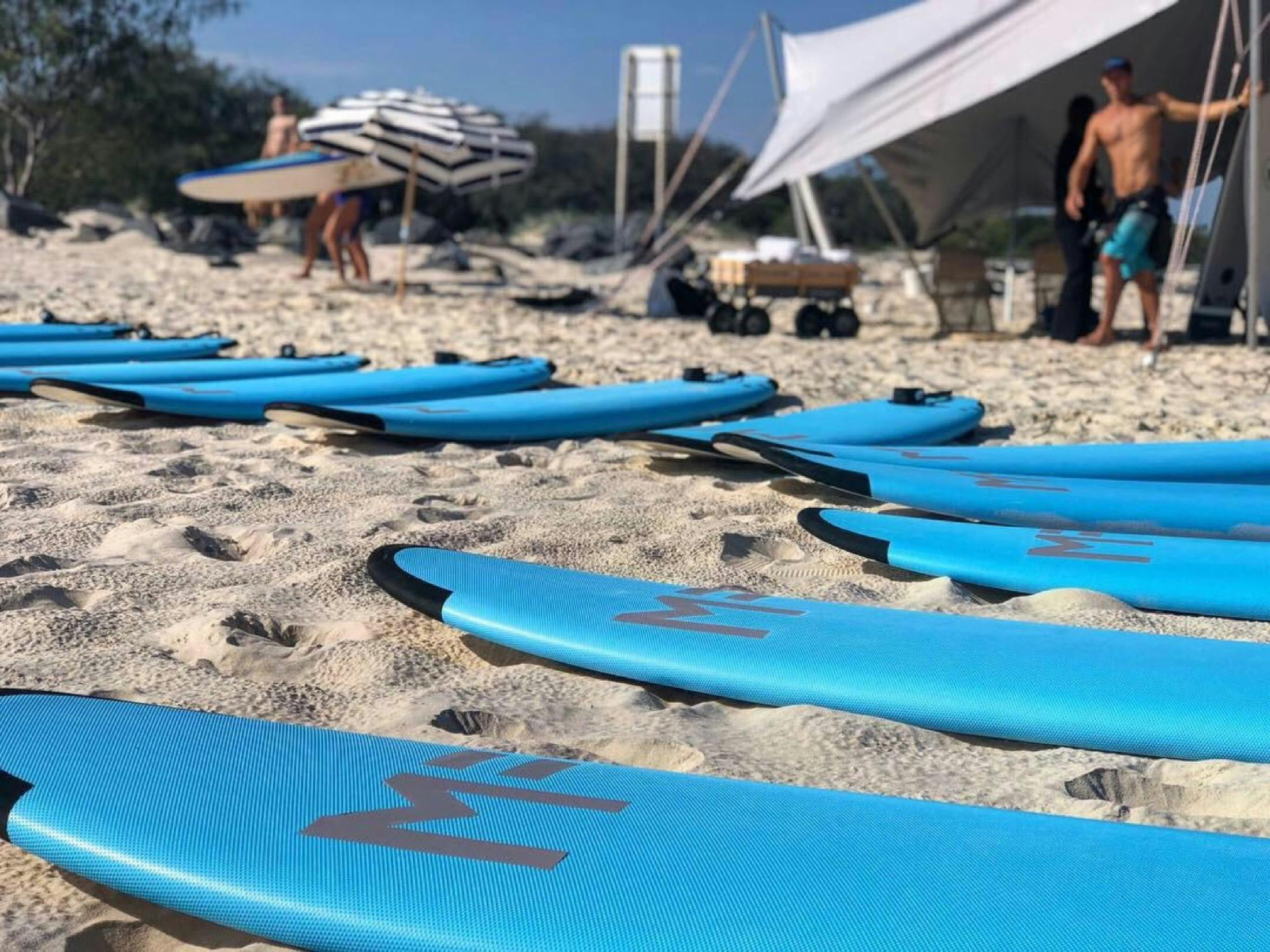 Surfing at kinscliff