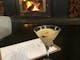 Cocktails fireside
