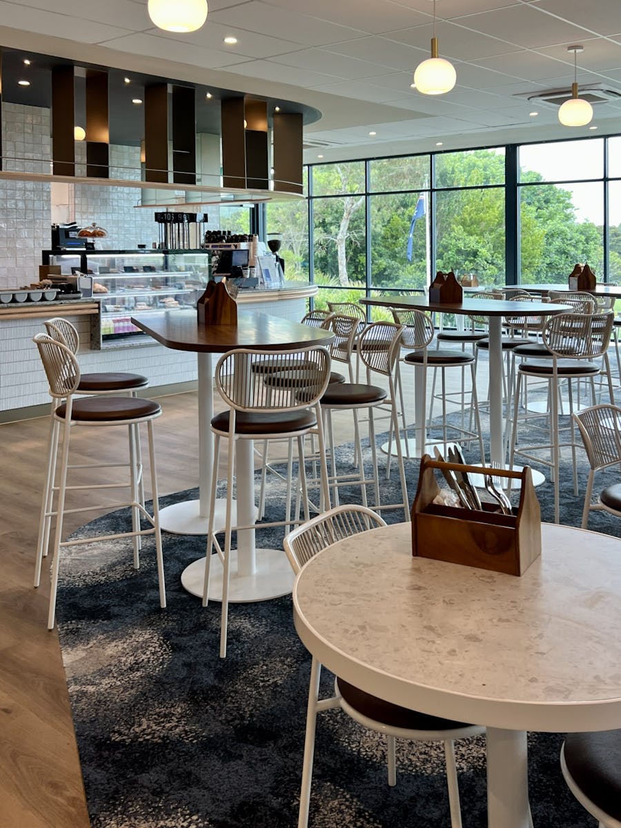 cafe seating space