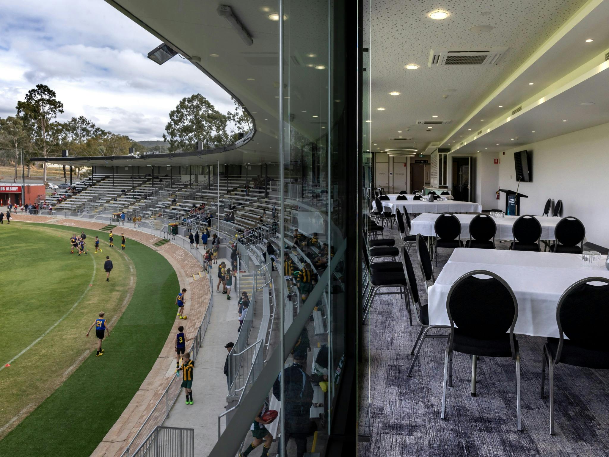 Function room window