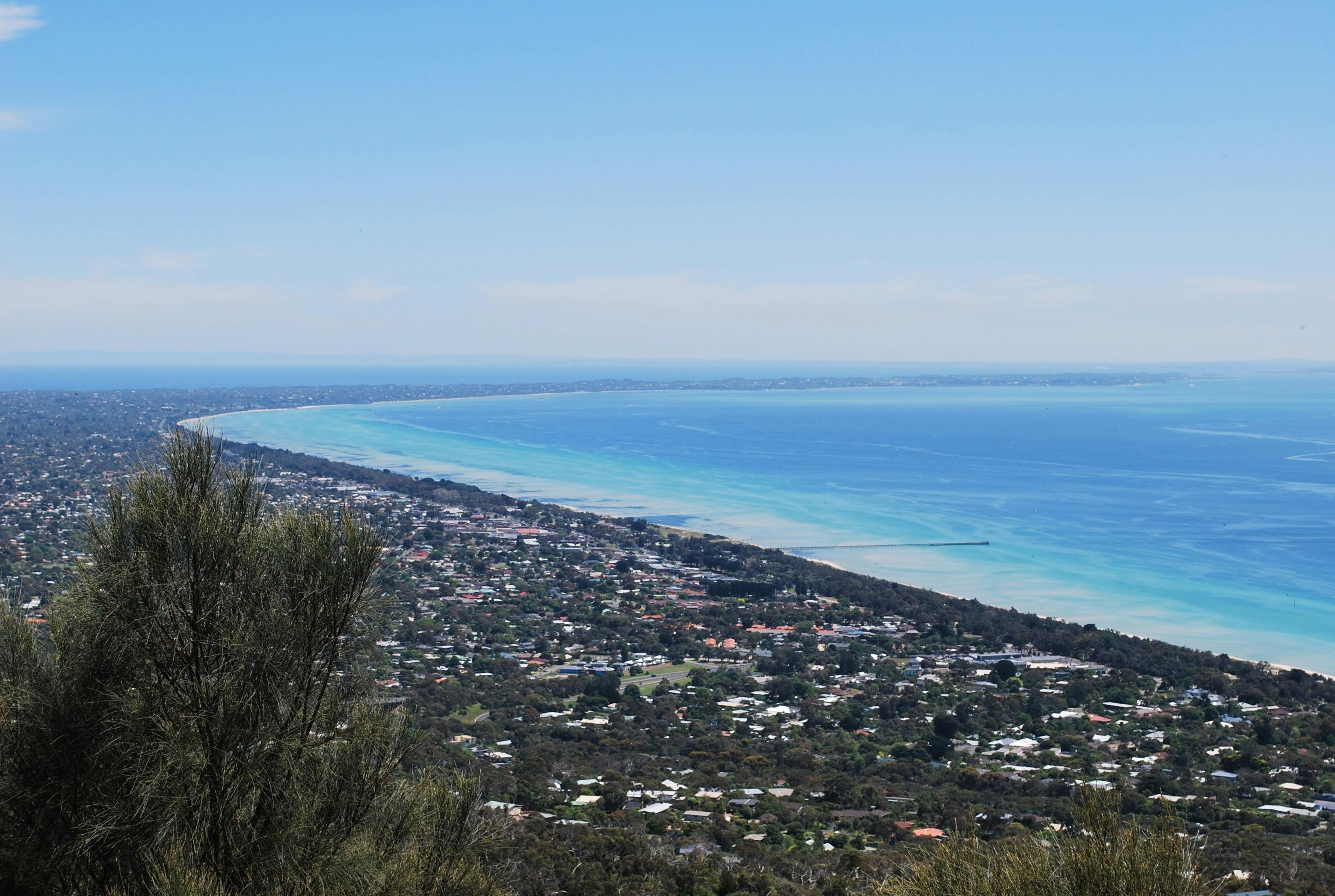 view from Arthurs Seat, Two Bays Walking Track