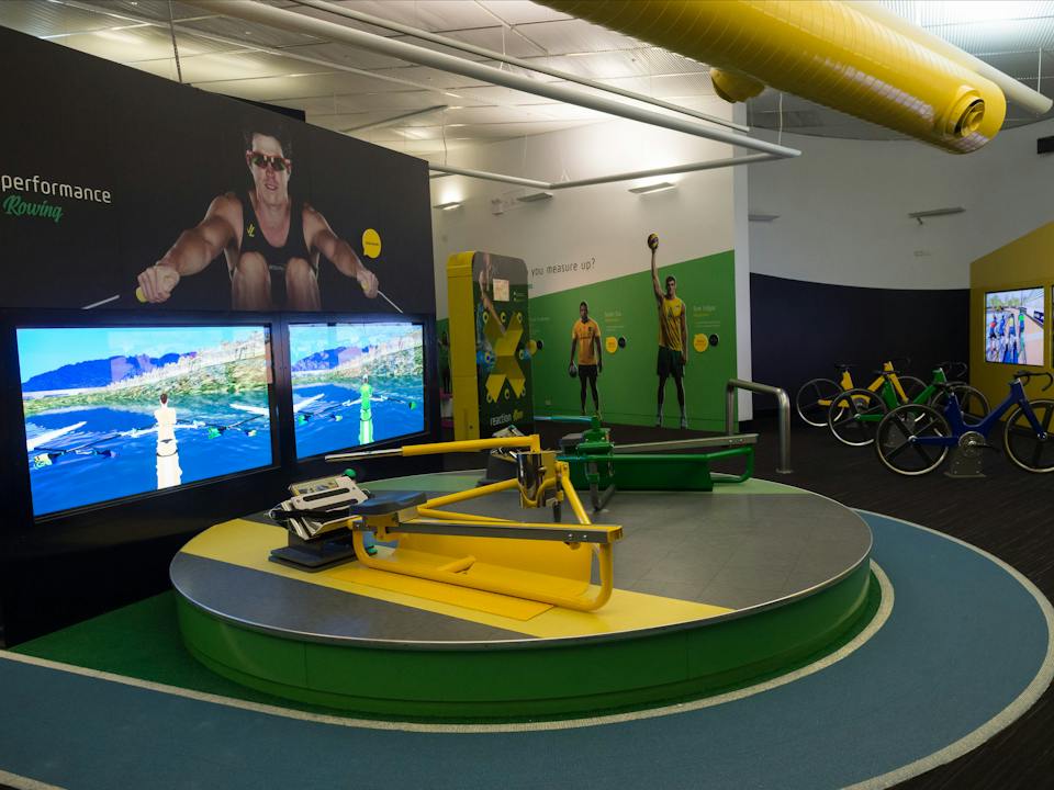 ExperienceAIS - Test your skills at rowing and cycling