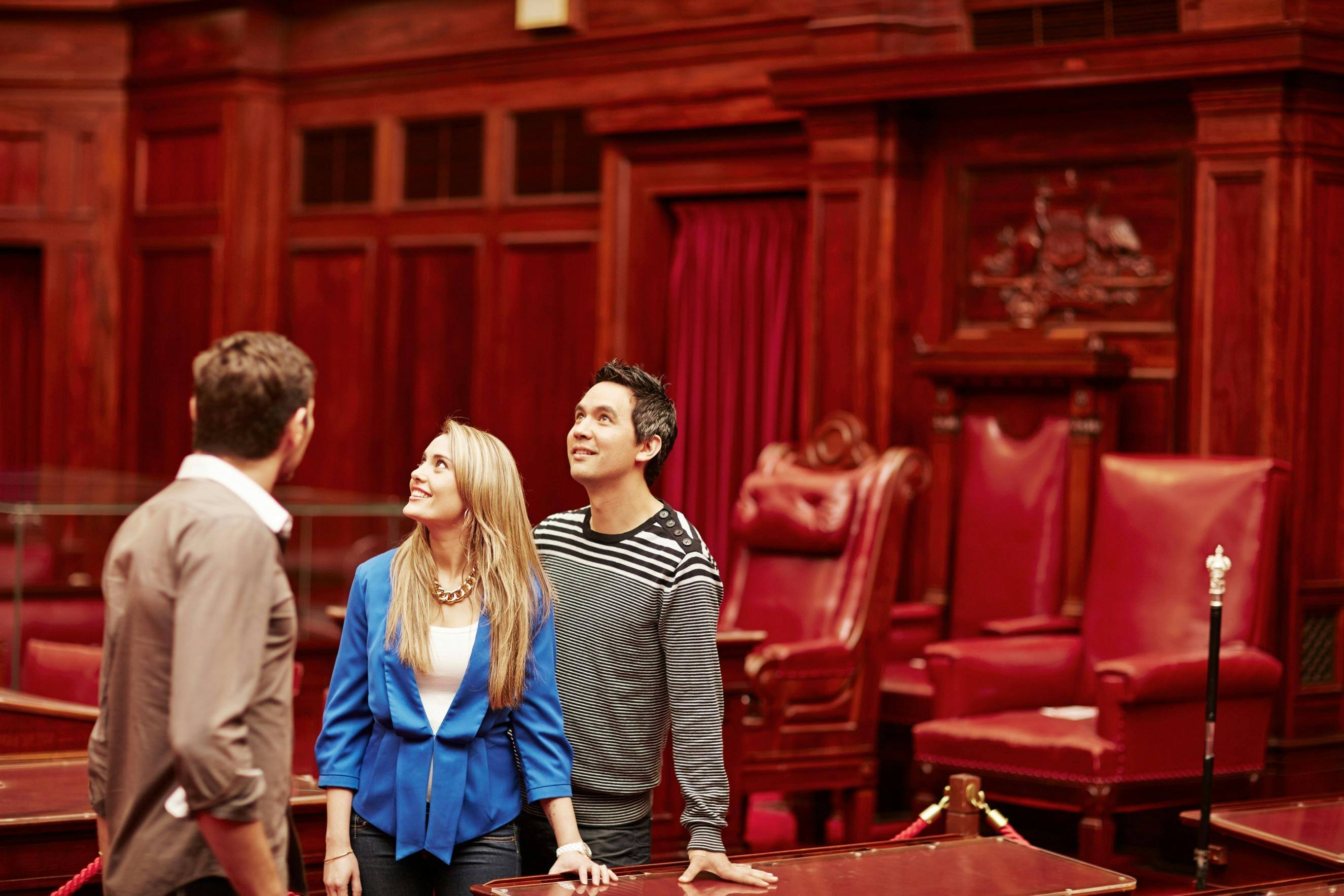 Sit in the very place where history happened - The Senate Chamber
