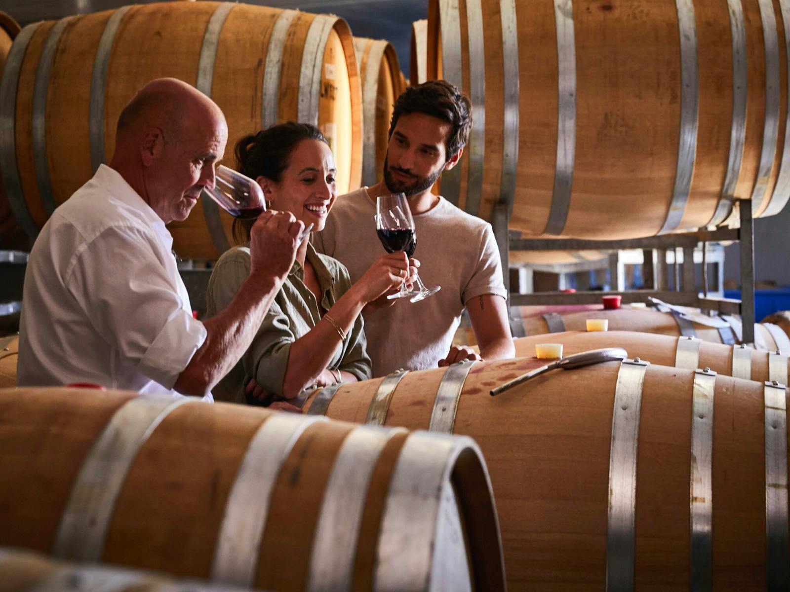 Enjoy a wine tasting experience with winemaker David Lowe at Lowe Wines, Mudgee.