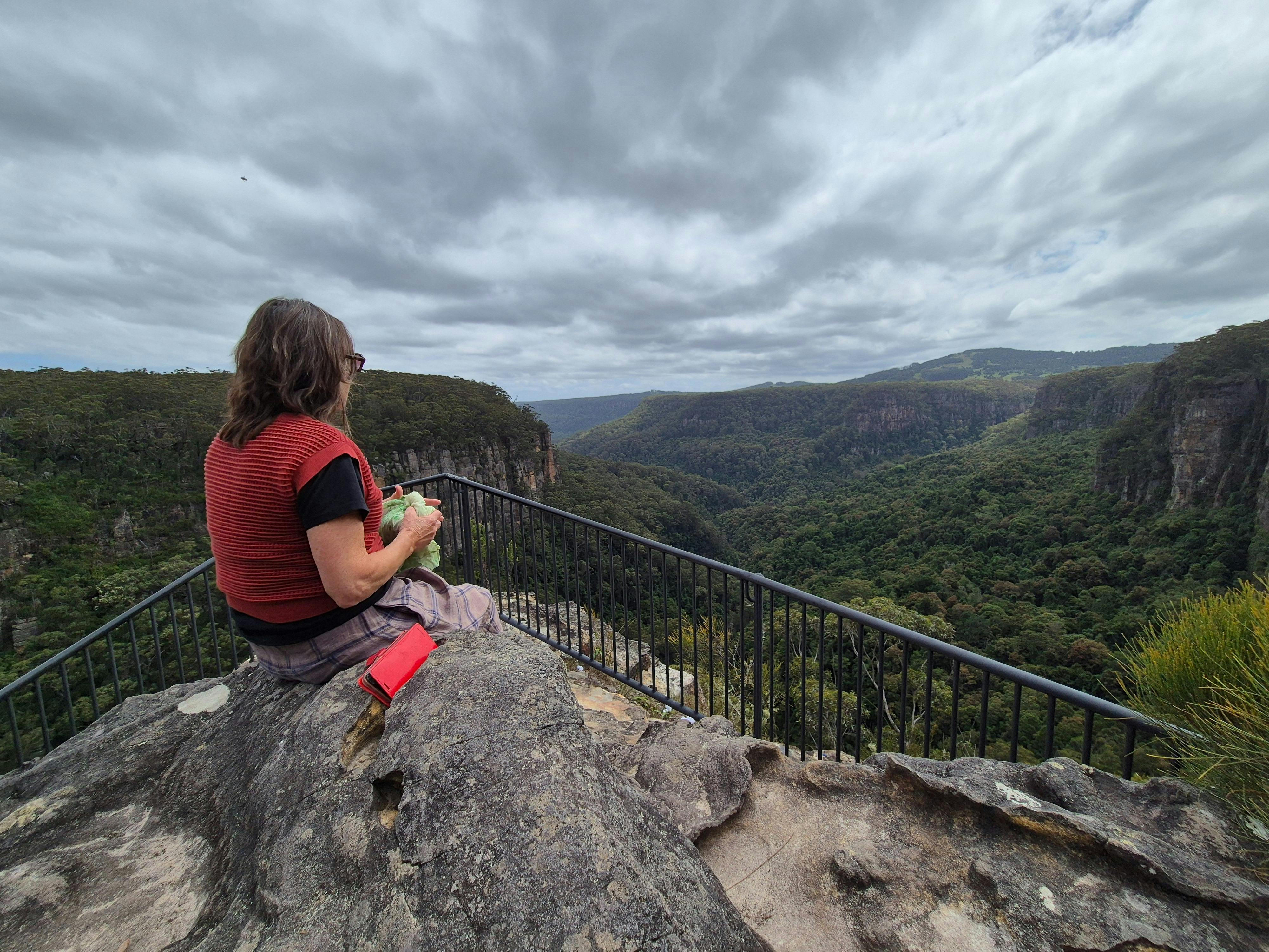 View from Warris Chair Lookout over Kangaroo Valley