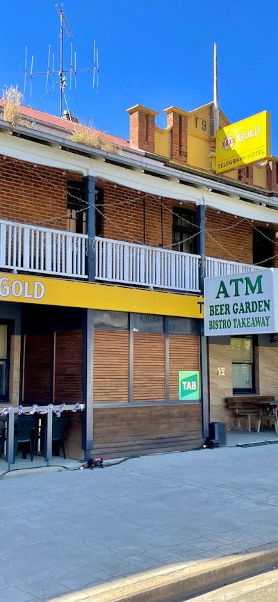 Exterior of the Telegraph Hotel Guning