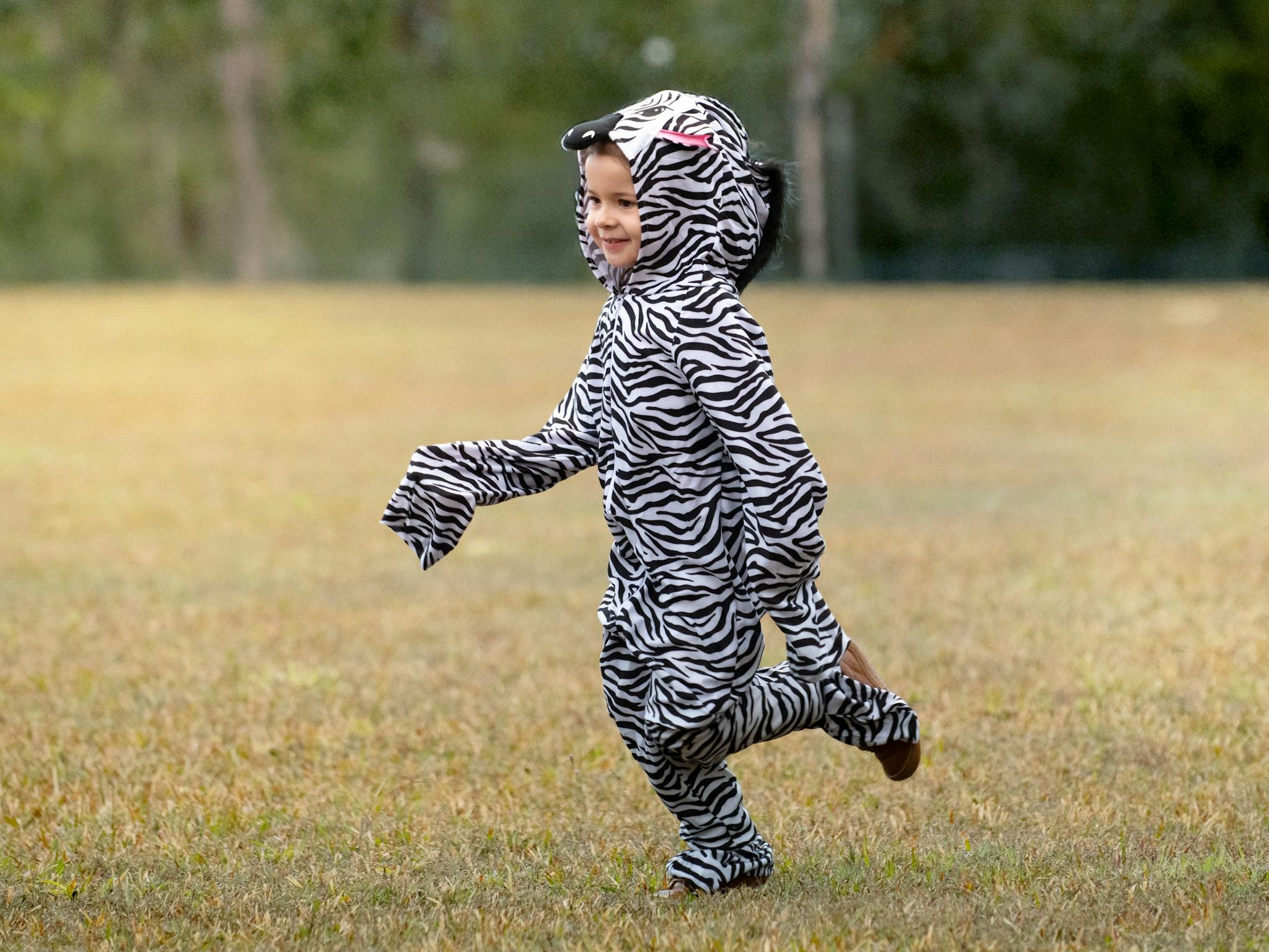 Grace Warrrior in Zebra costume Grace Warrrior in Zebra costume