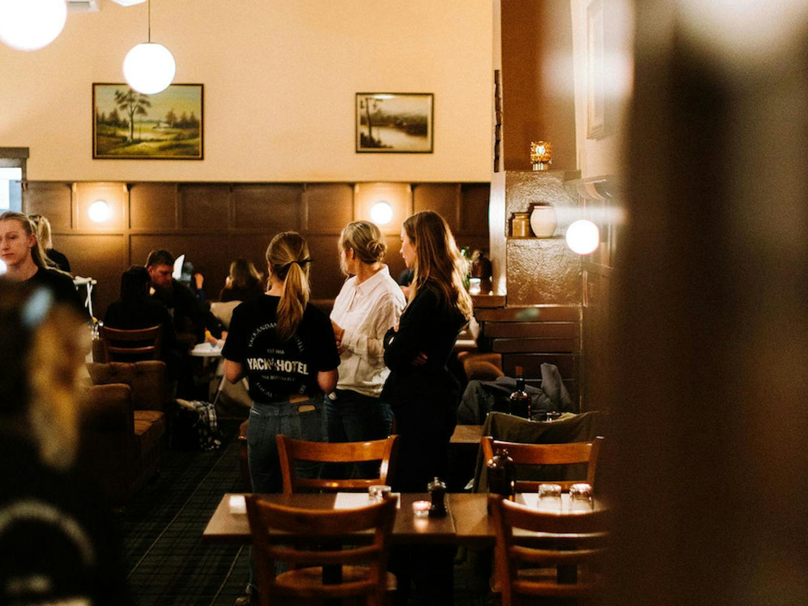 The dining room heading into dinner service