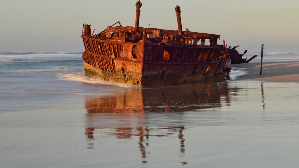 Maheno Ship Wreck - Fraser Island Maheno Ship Wreck - Fraser Island