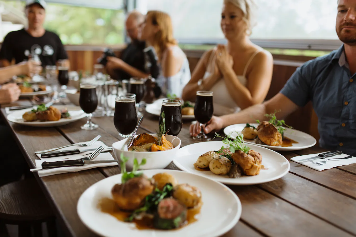 Farm to fork lunch experience