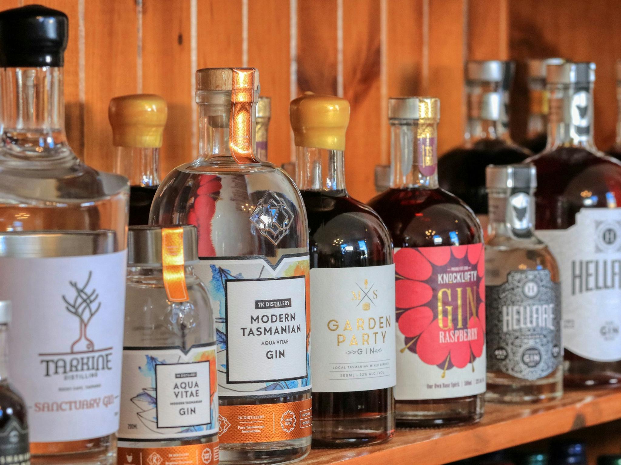 Great selection of Tasmanian Gin
