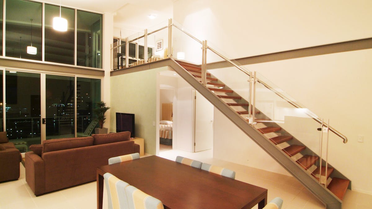 Split level superior apartment