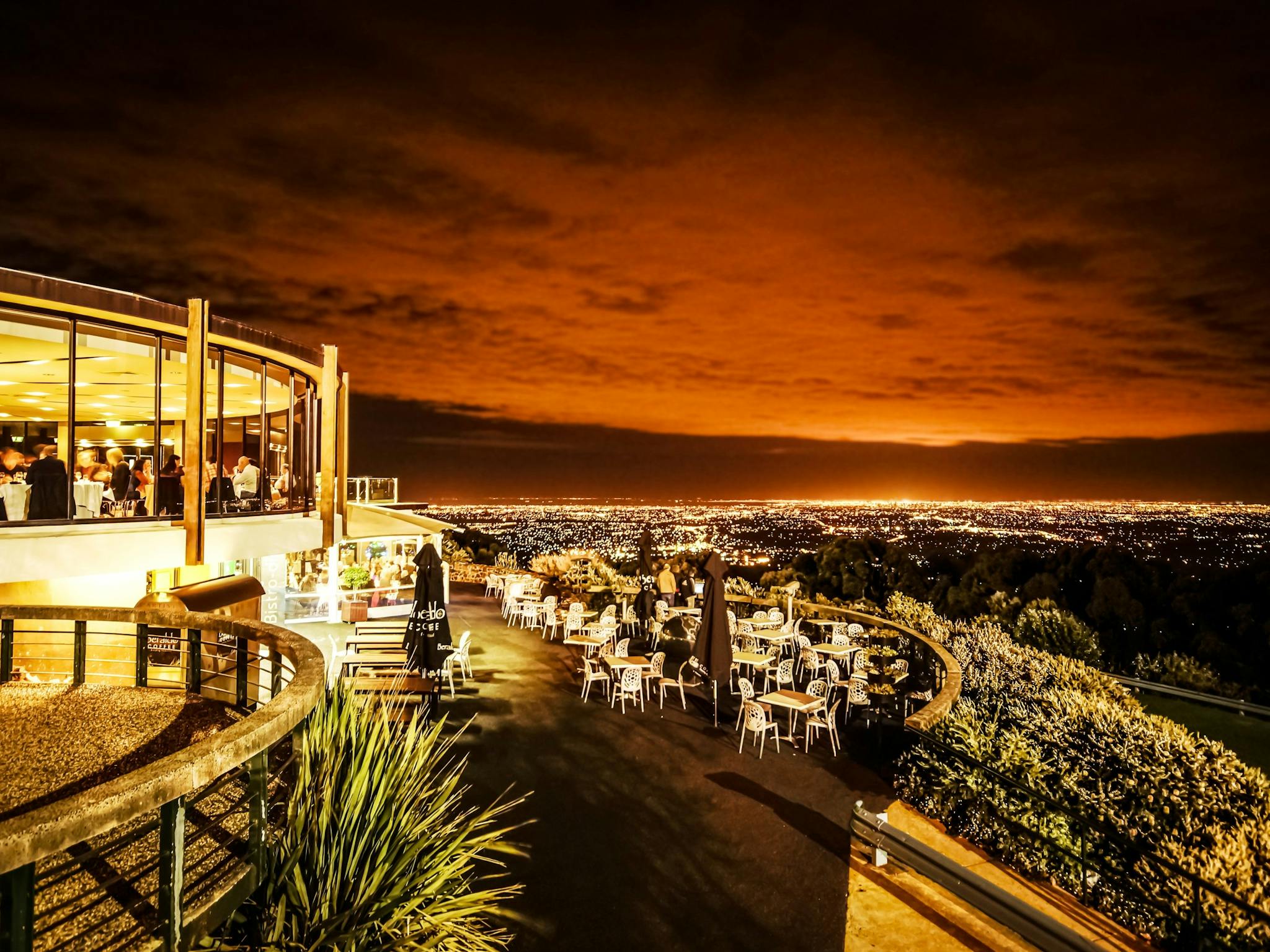 SkyHigh Mount Dandenong View at night, photograph Carley Payne
