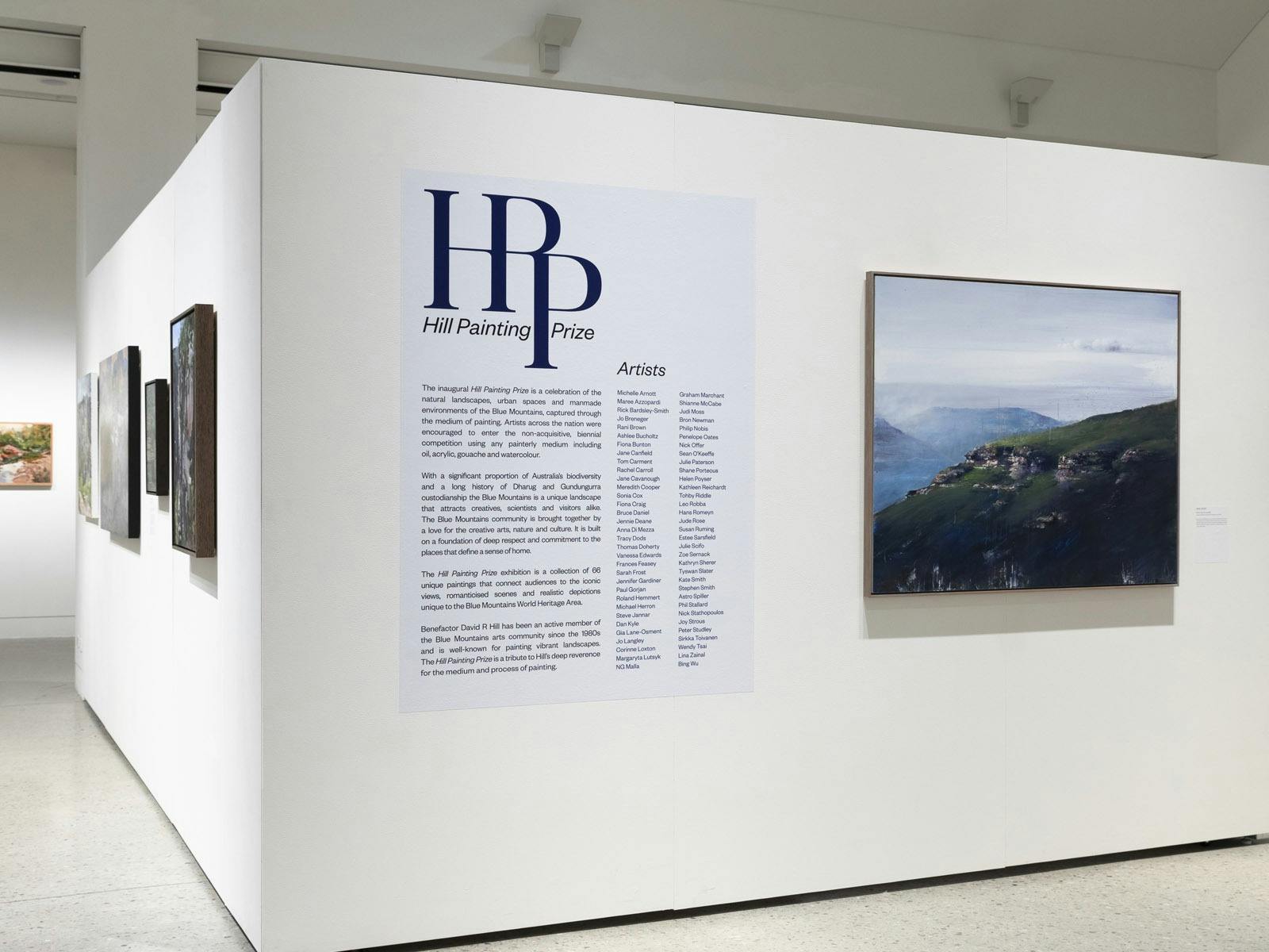 Hill Painting Prize 2026 installation view.