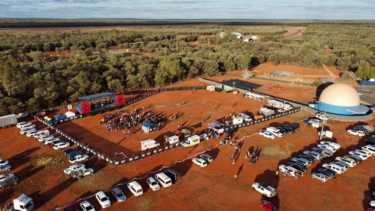 Image of campsite of The Outback Trail