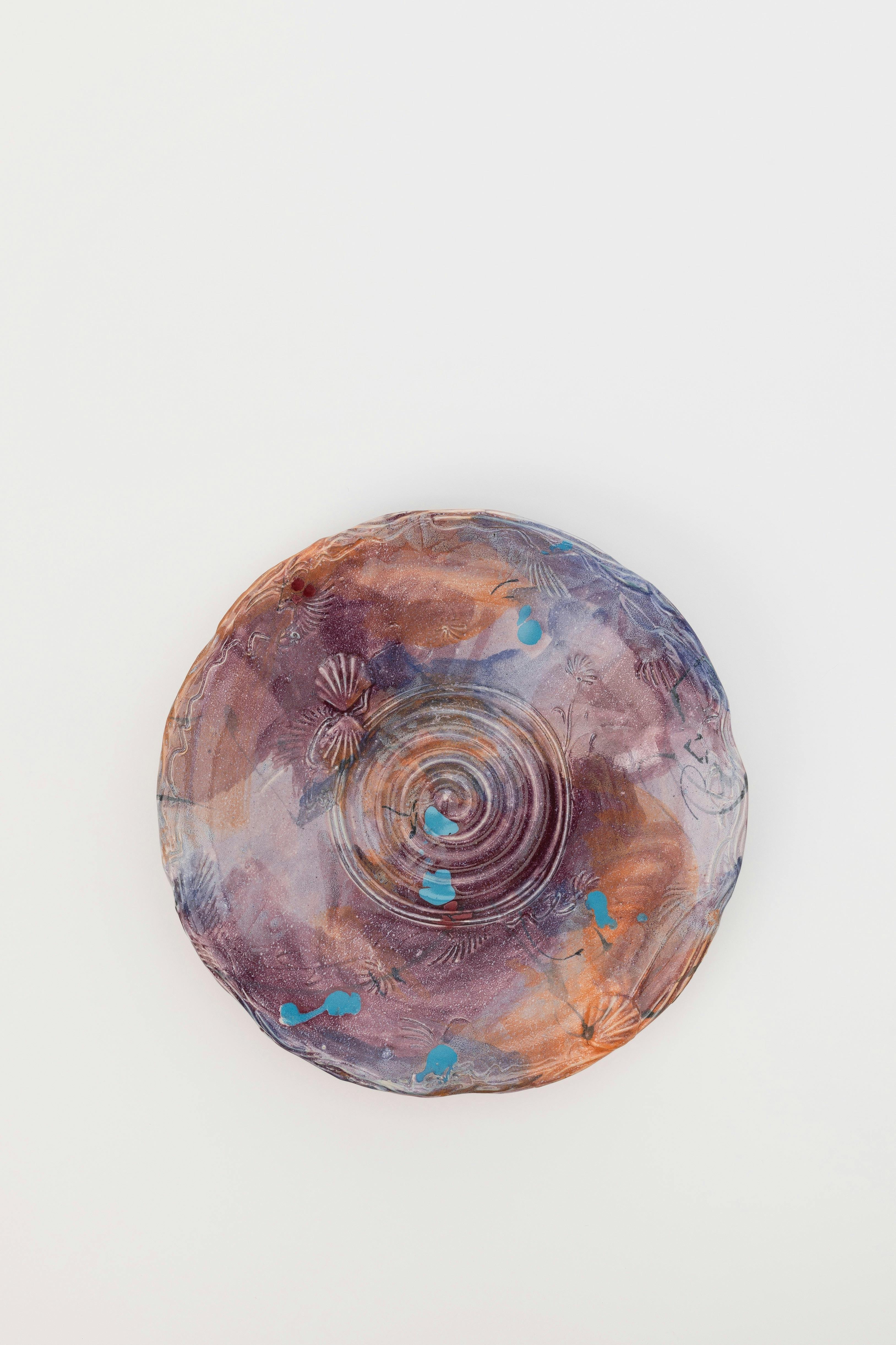 Peter Pilven colourful plate