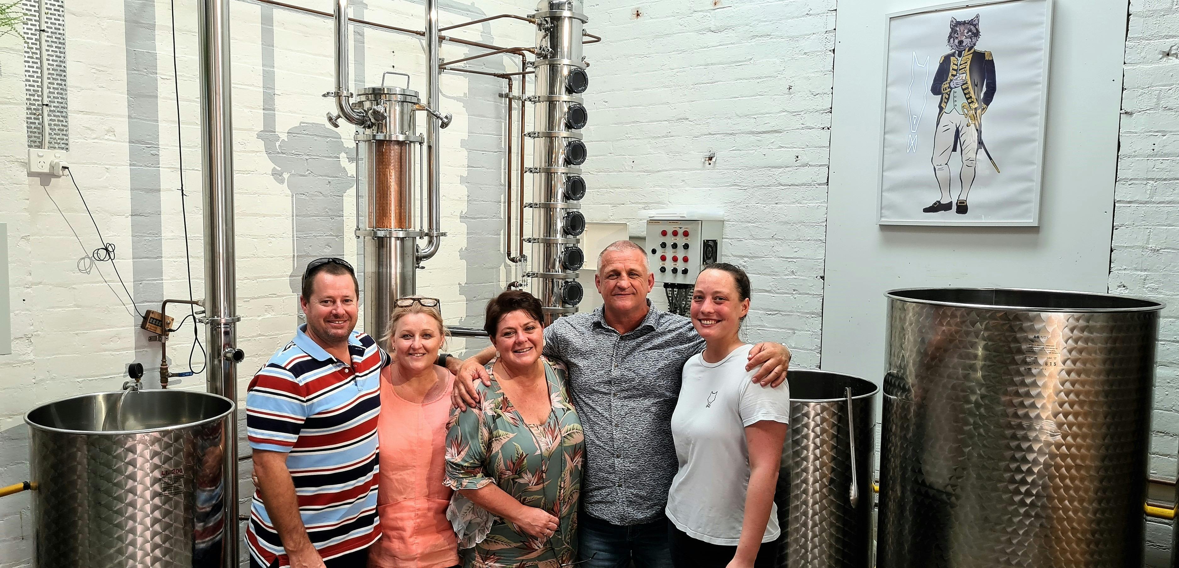 Wolf Lane distillery visit