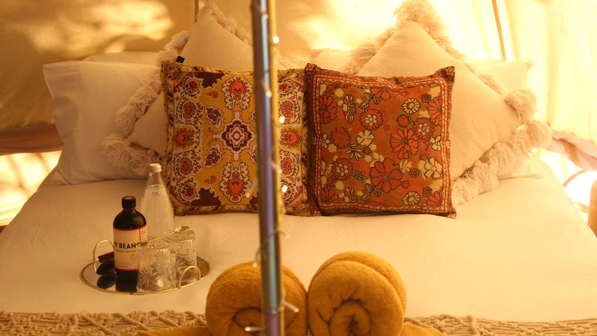 Inside the Bell Tent