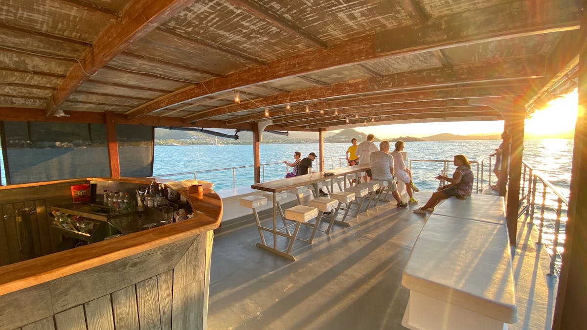 Sundowner Airlie Beach sunset cruise  on Sundowner with Ocean Roads Whitsundays