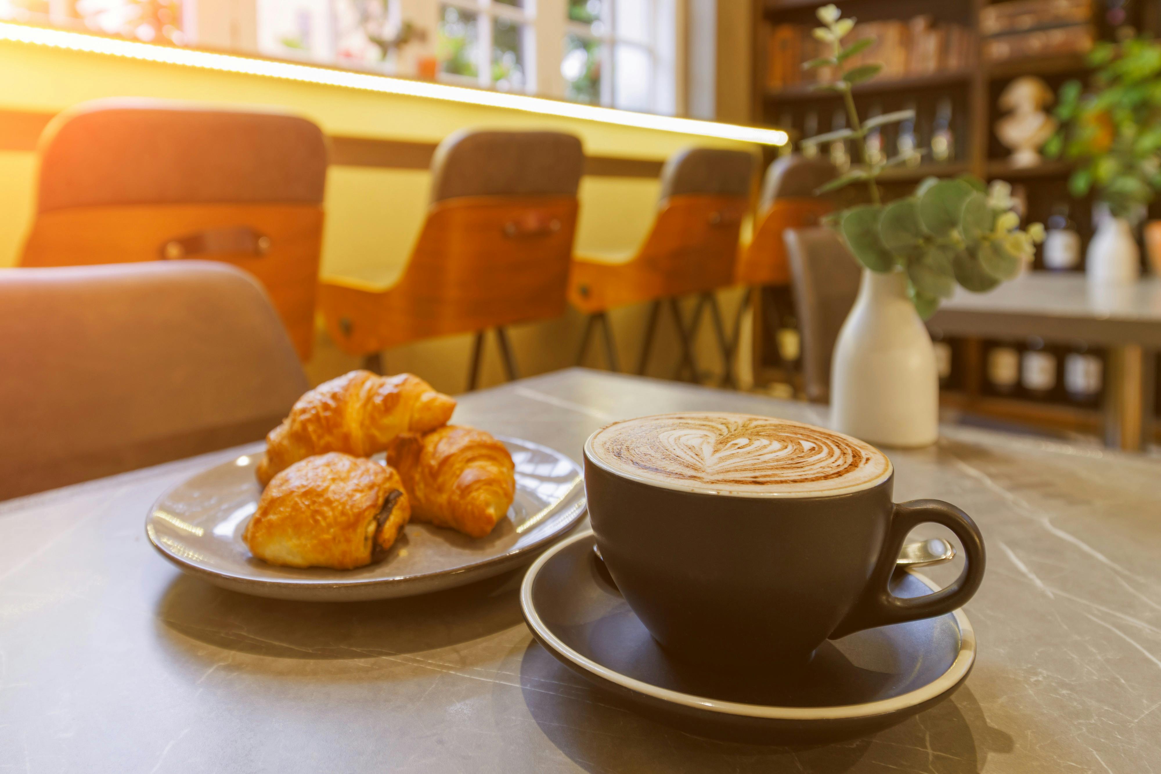 Barista-made coffee available daily, freshly prepared on site.
