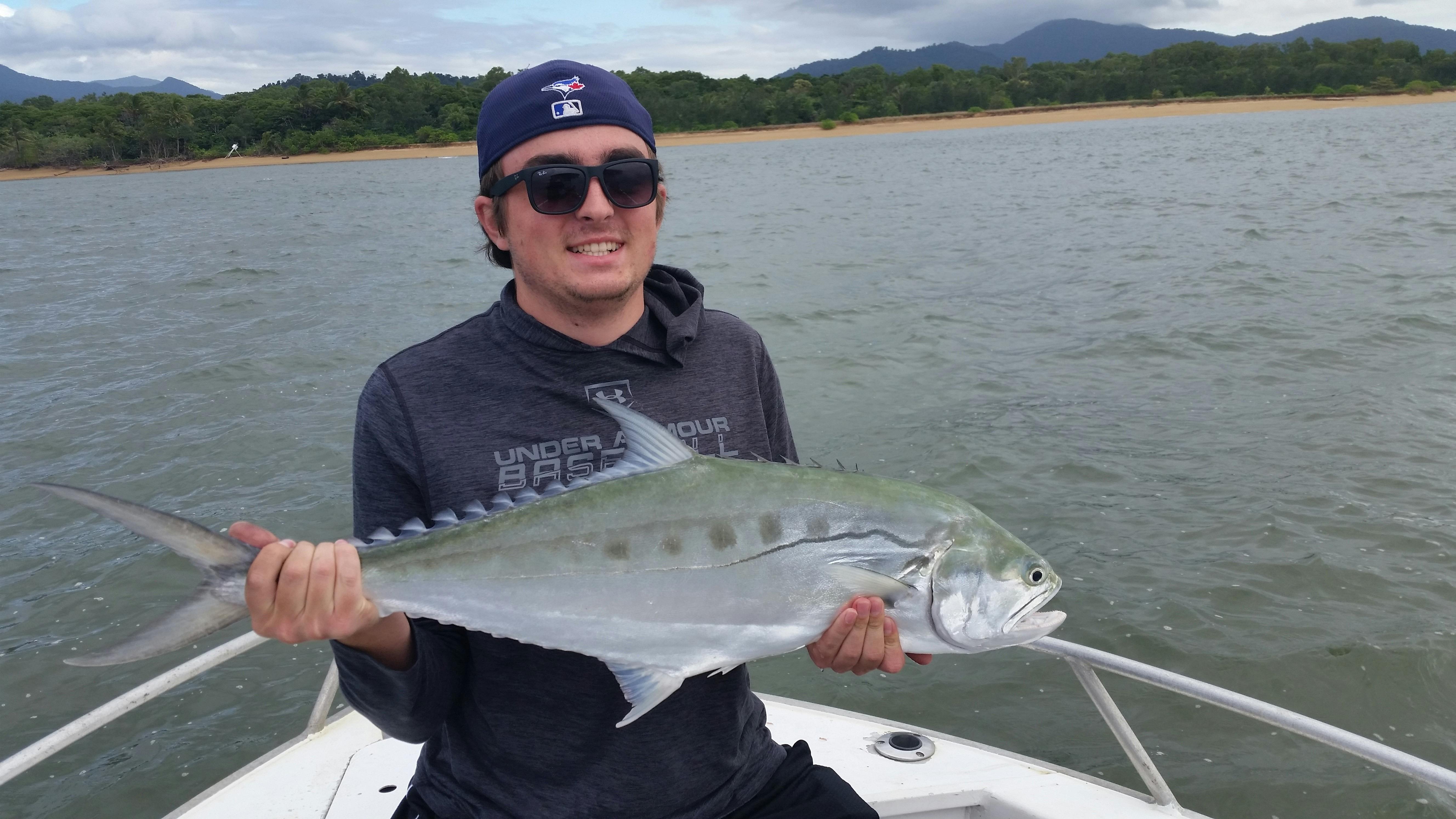 River fishing in June for Queenfish on poppers