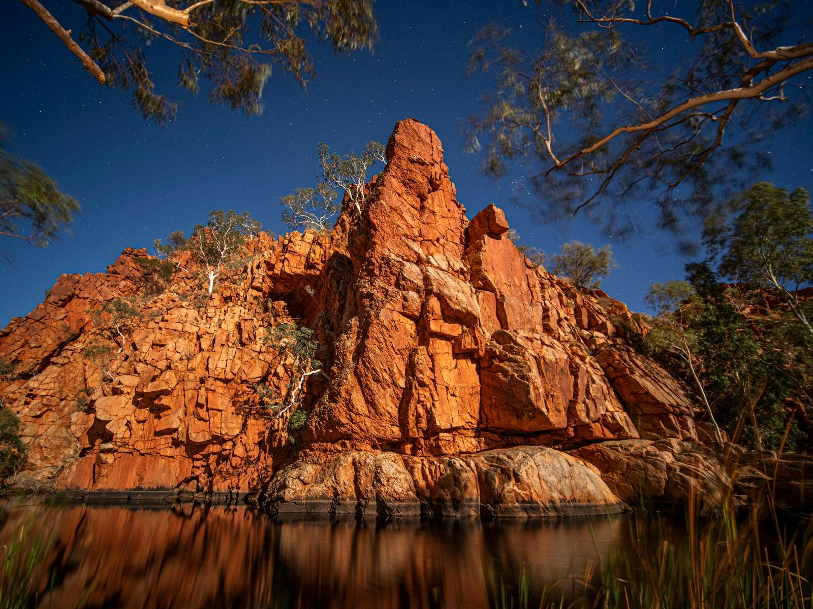 gorge with waterhole
