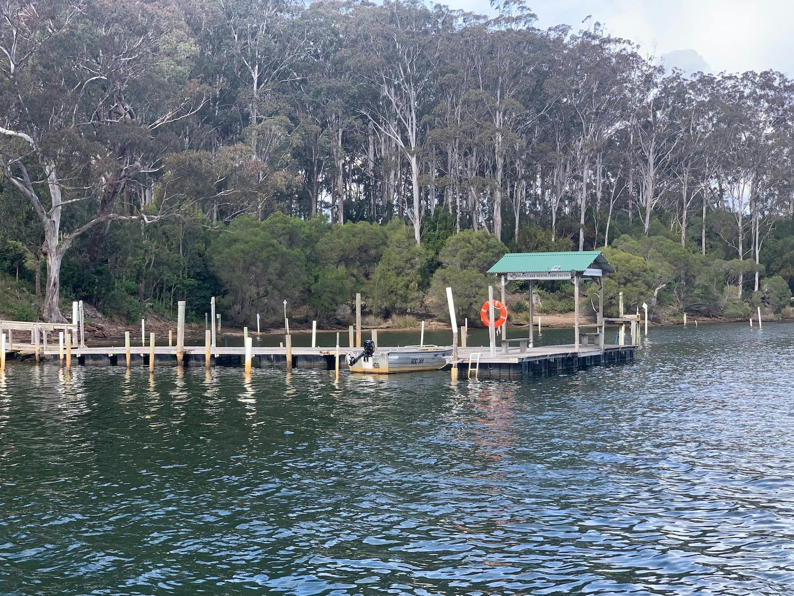 Jetty and boat mooring