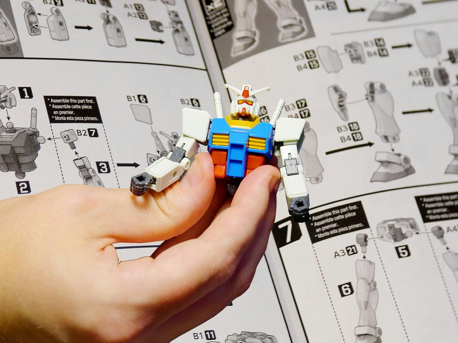 経験は問わないガンプラワークショップ。