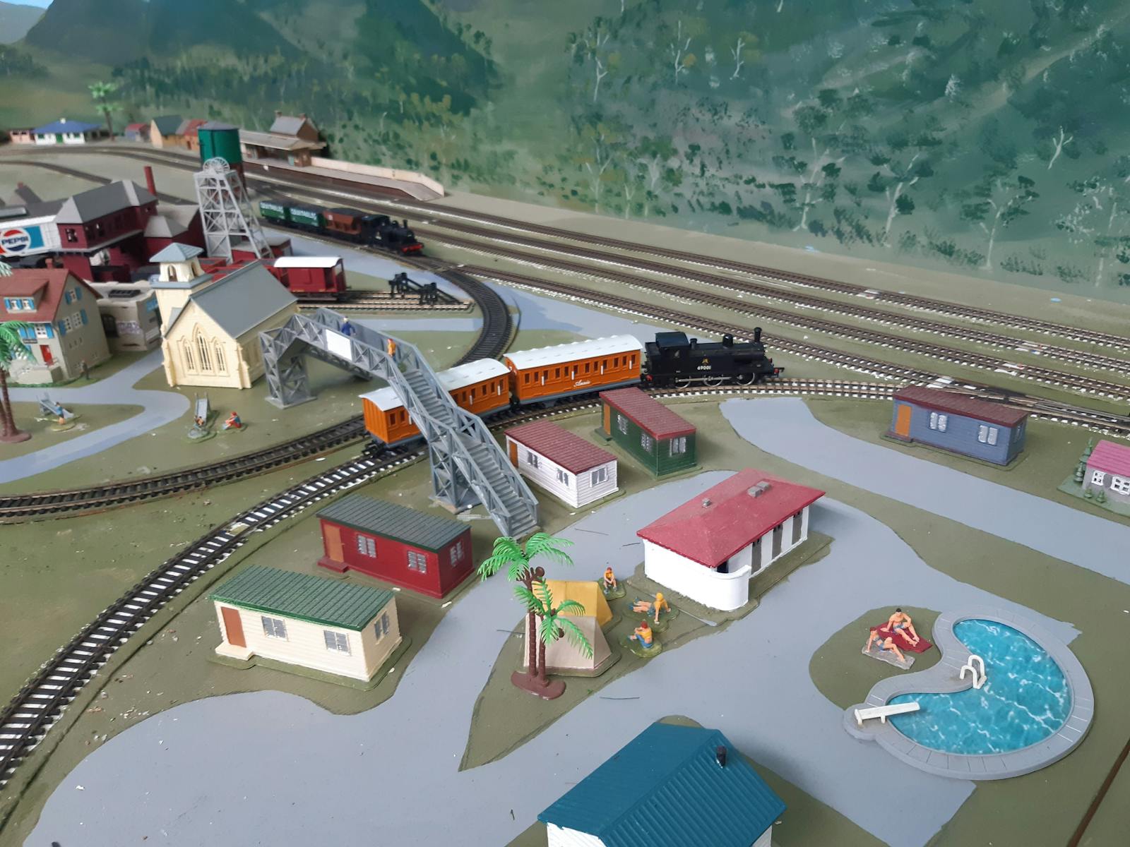The model railway will keep children and adults enthralled for ages.