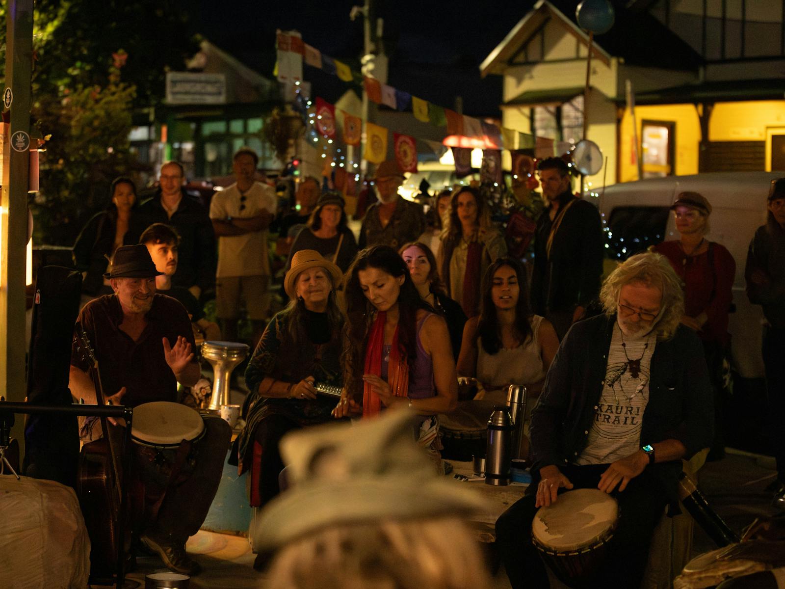 Crowds enjoying the festival
