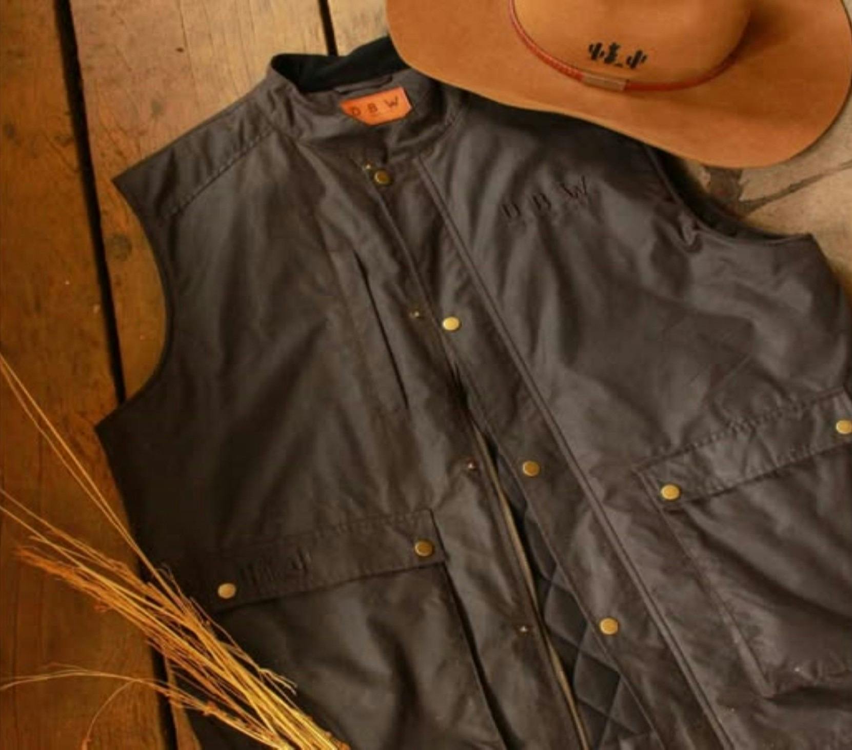 Dust and Bullets Western oiled vest