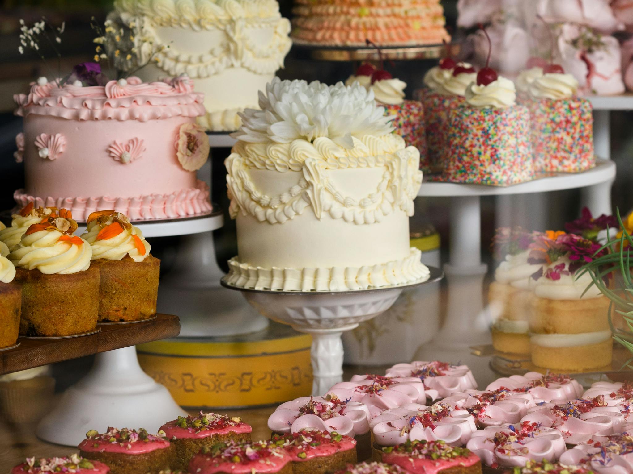 Cakes in the Shop Window