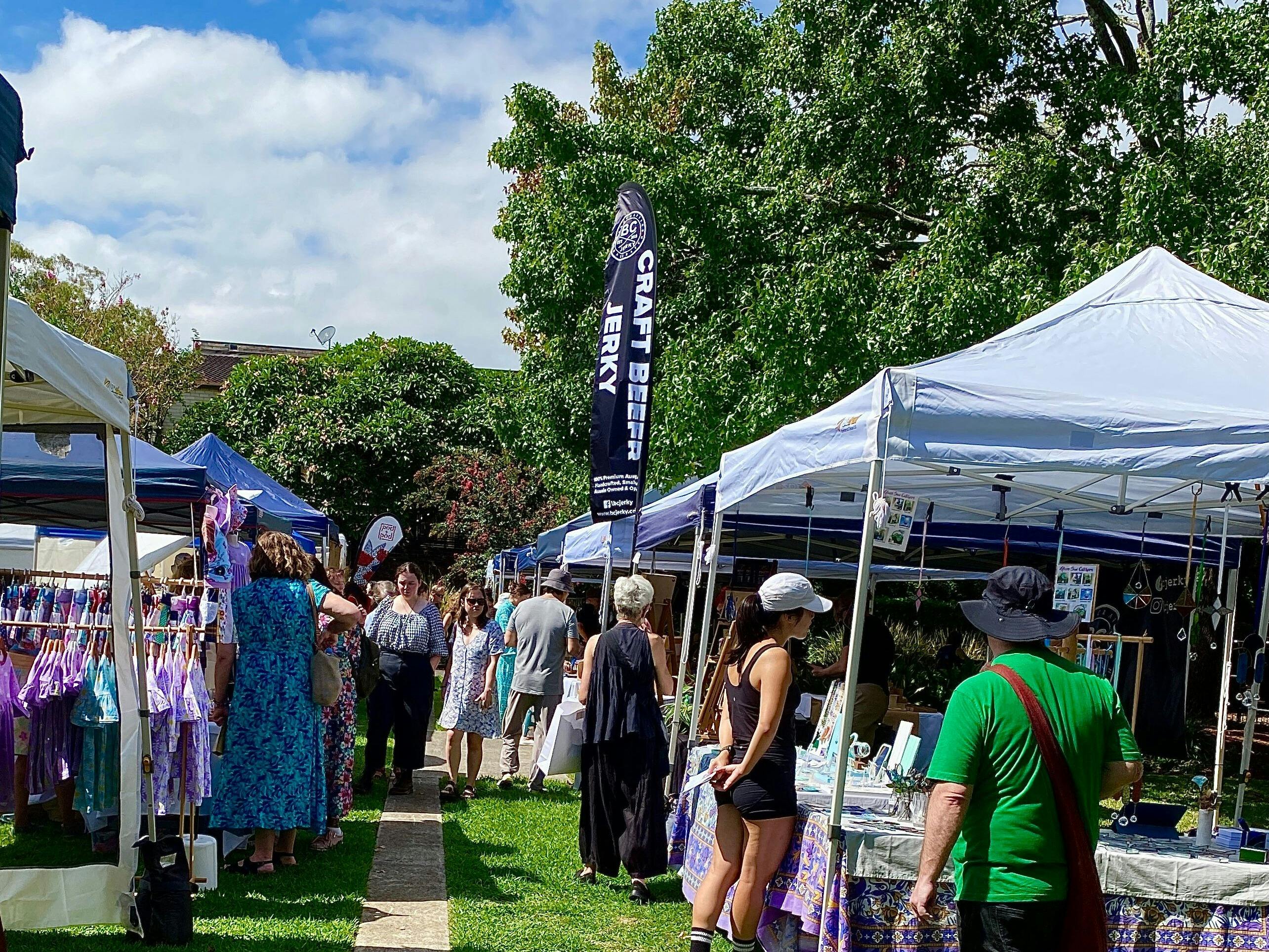 Artisans in the Park market, Glebe 6 Dec 2025
