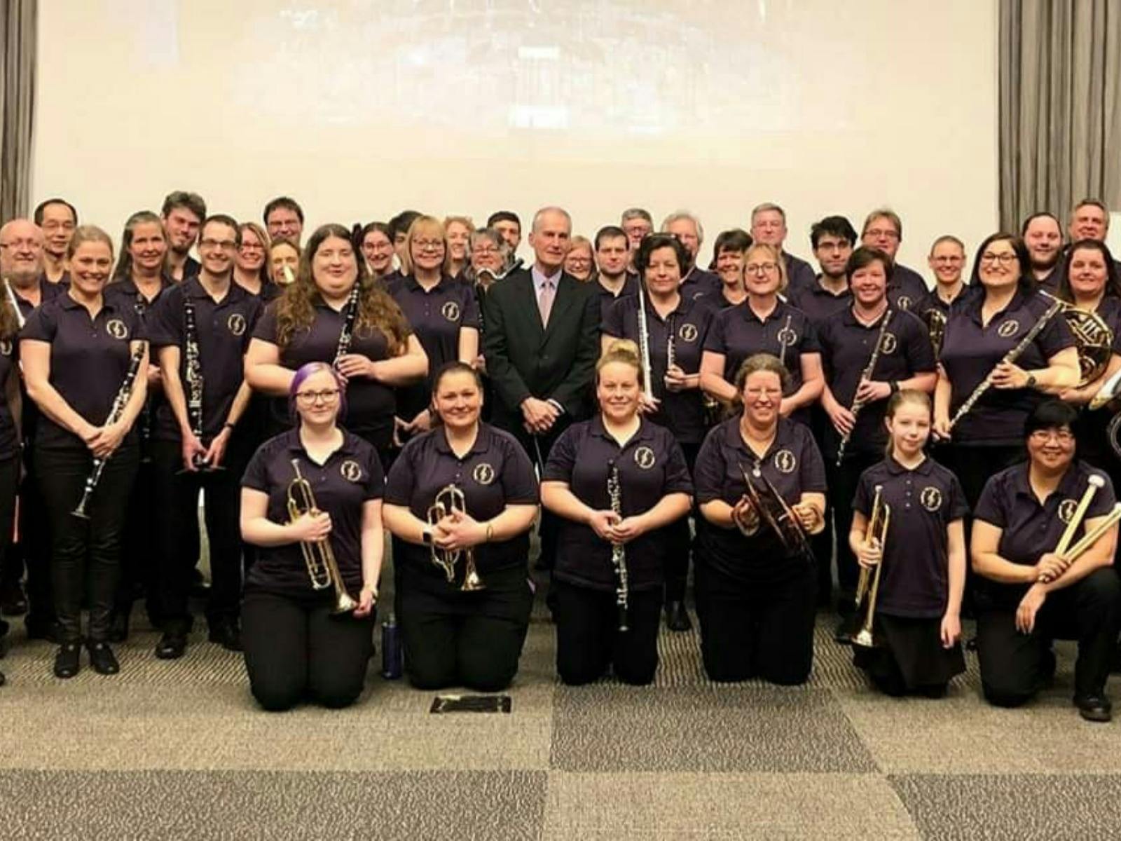 Ballarat Memorial Concert Band at the Ballarat Airport