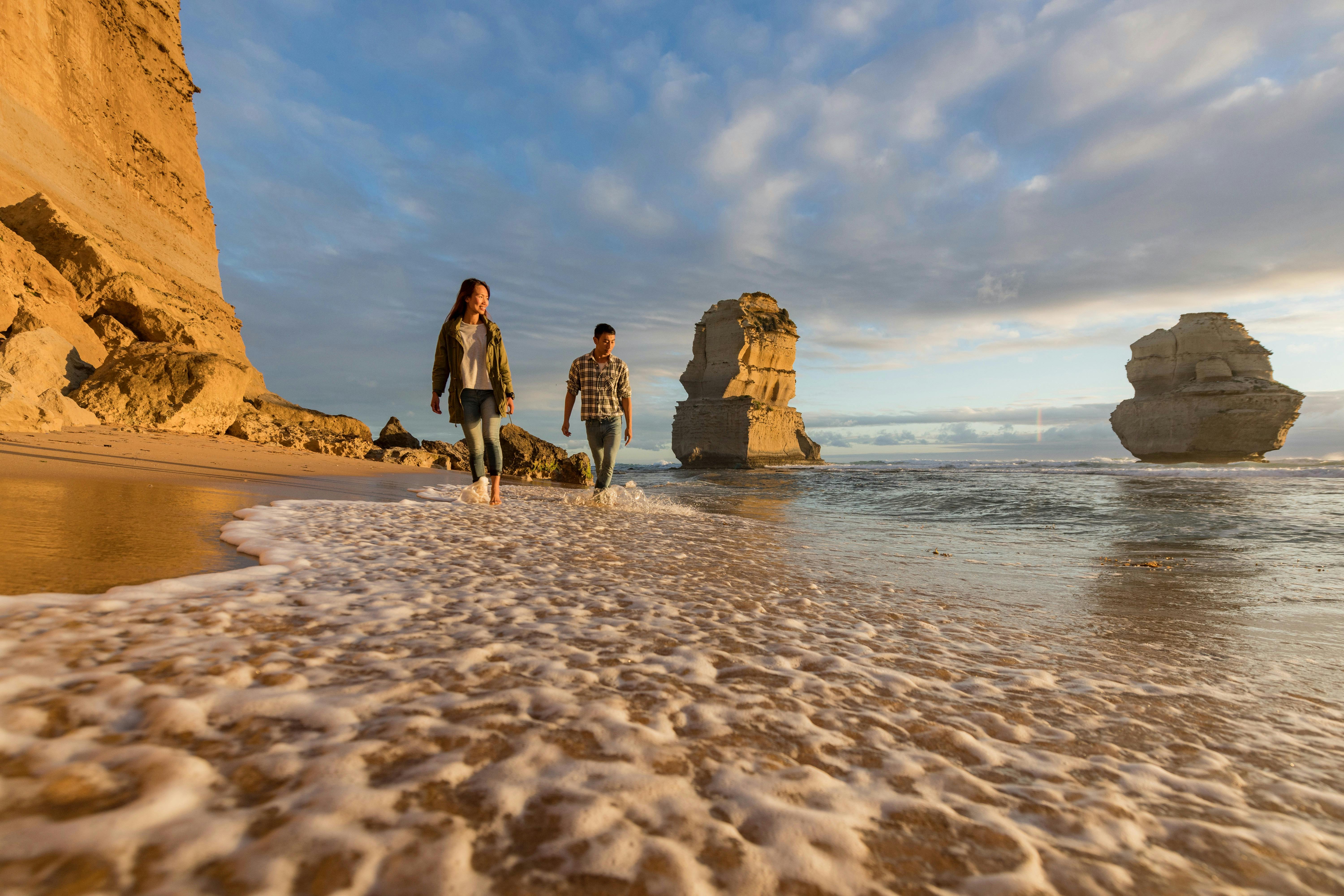 Step down onto pristine beaches