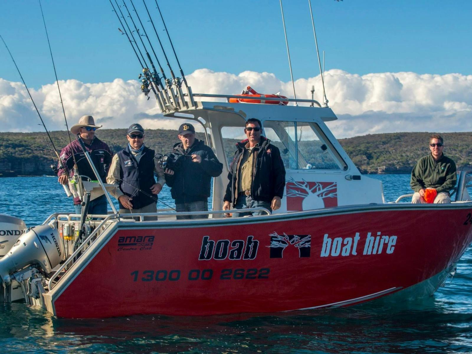 Boab Boats Jervis Bay Five Men Fishing
