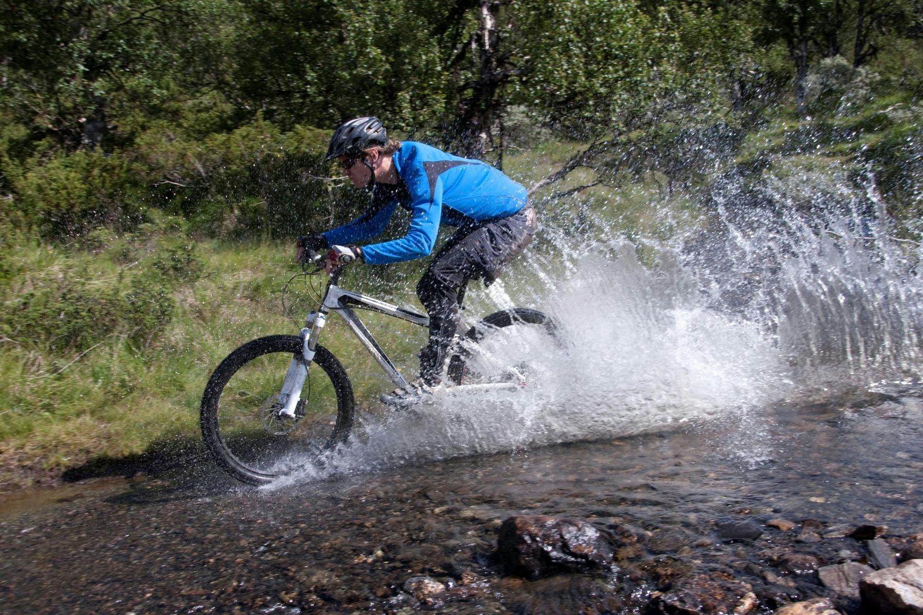 Mountain biking with Outward Bound