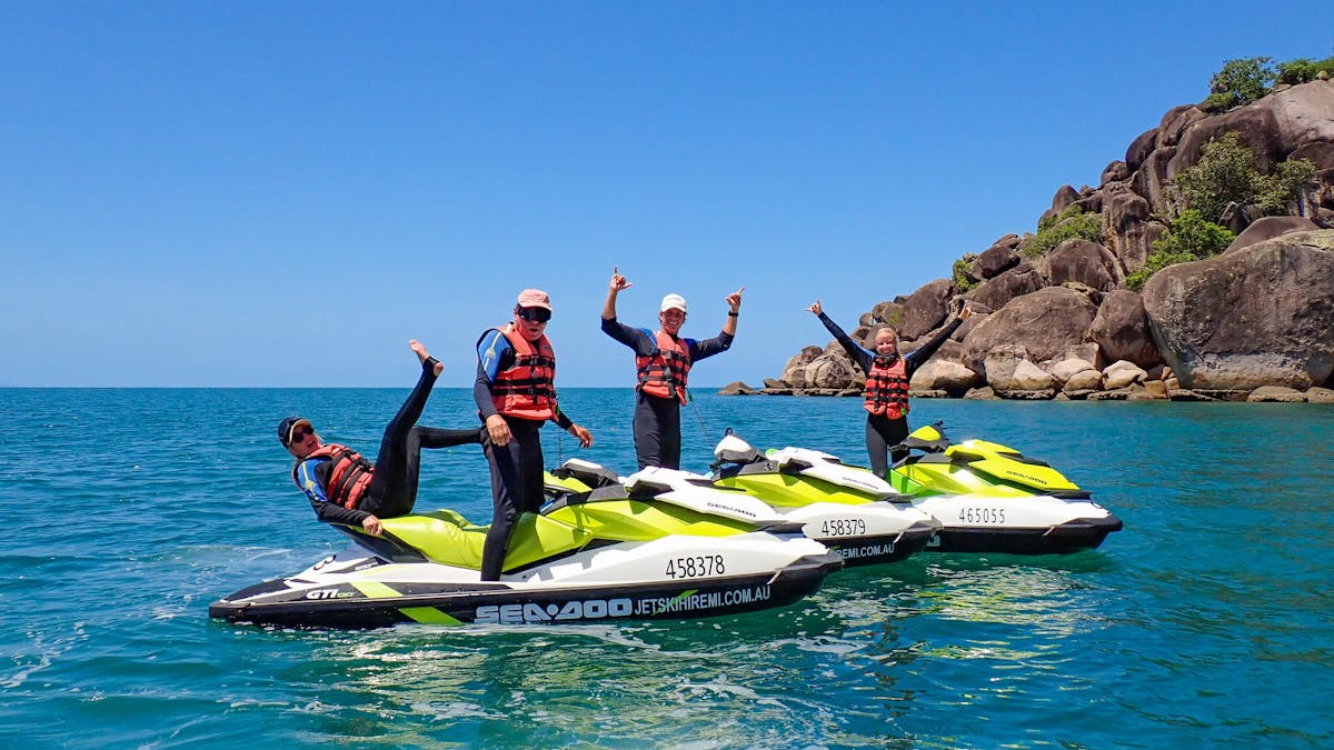 Magnetic Island Jet Skis discovering the secret bays of Maggie