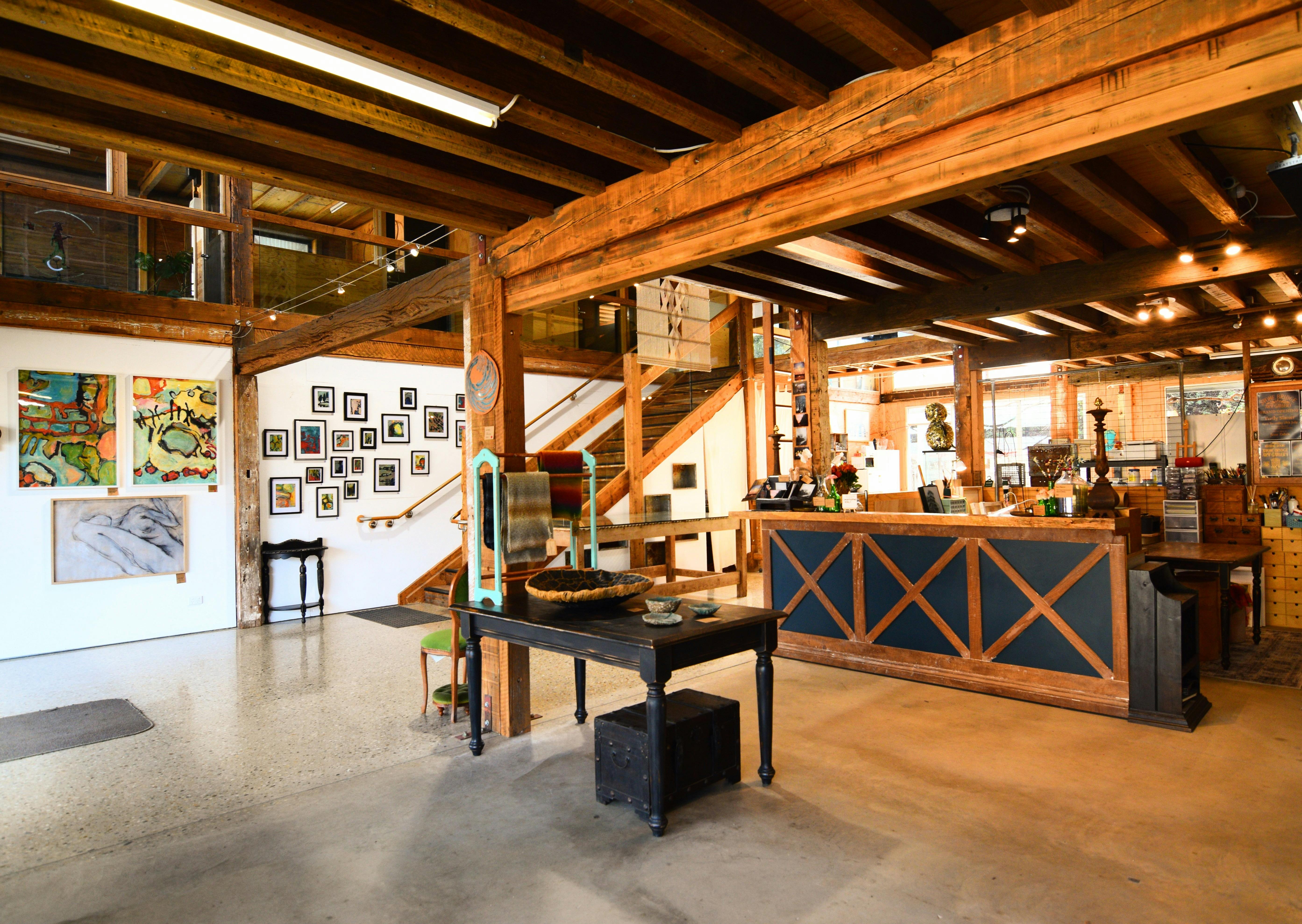 Open gallery space inside