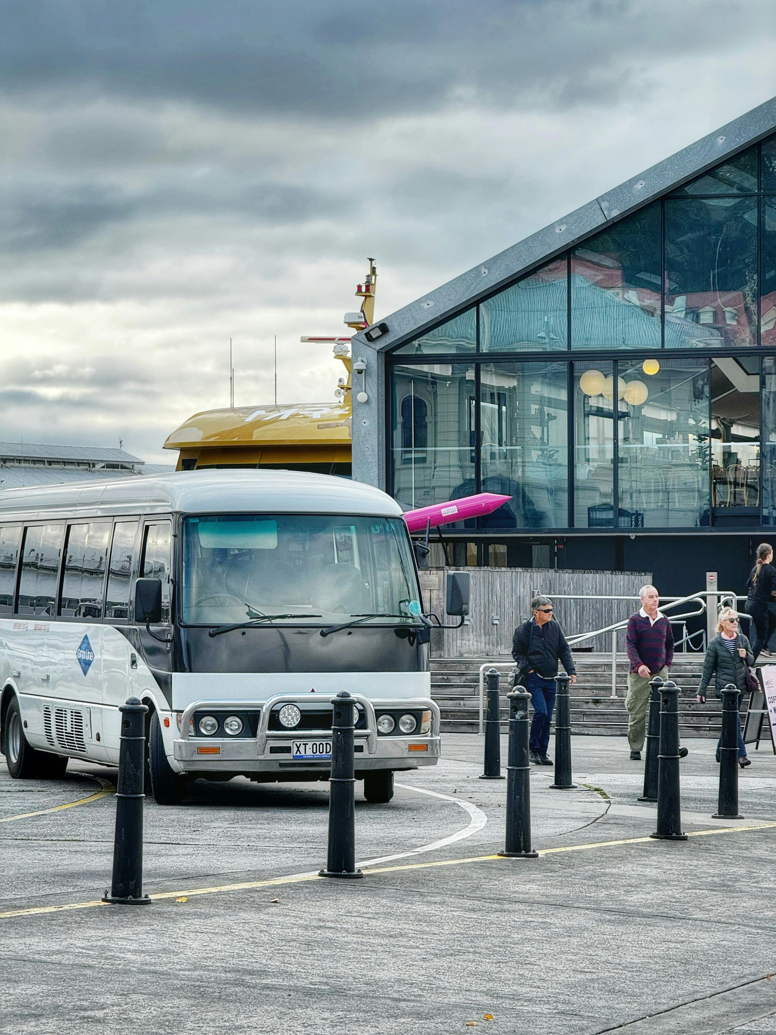 Our central location and meeting point is centrally located at Brooke St Pier on Hobart's waterfront